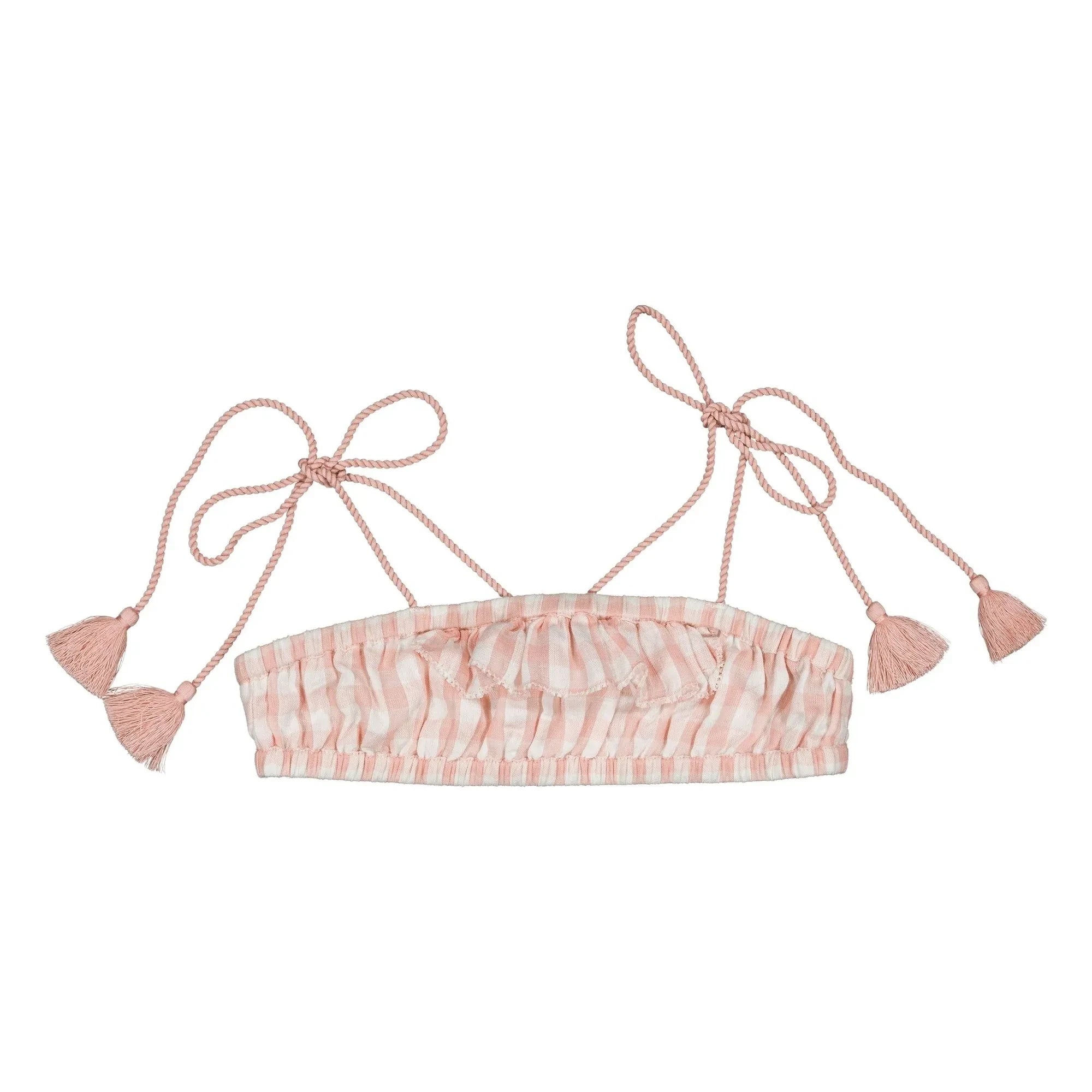 Louis Louise - 2-teiliger Vichy Bikini | Puderrosa