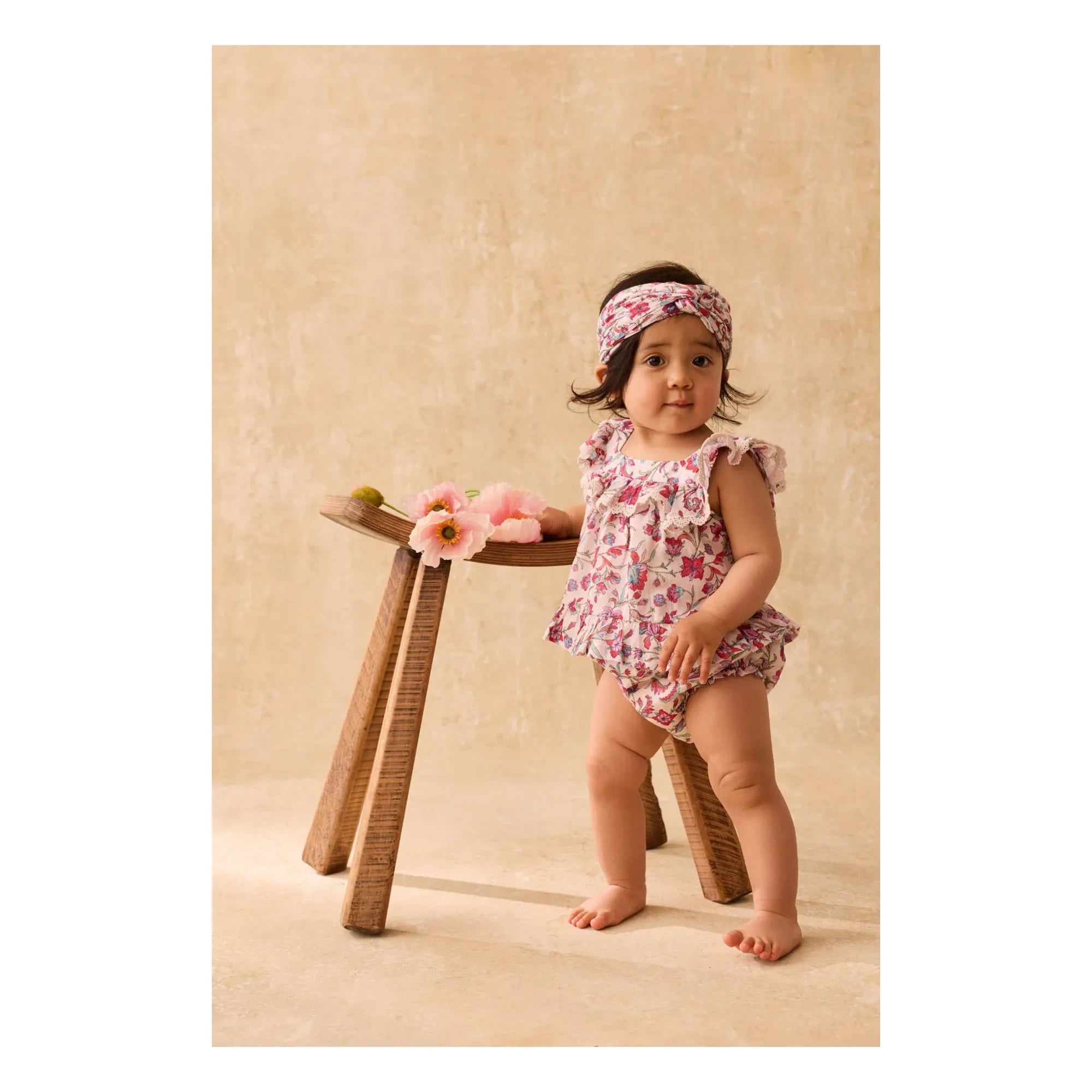Louise Misha – Inessa Fleurie Bluse aus Bio-Baumwolle | Creme