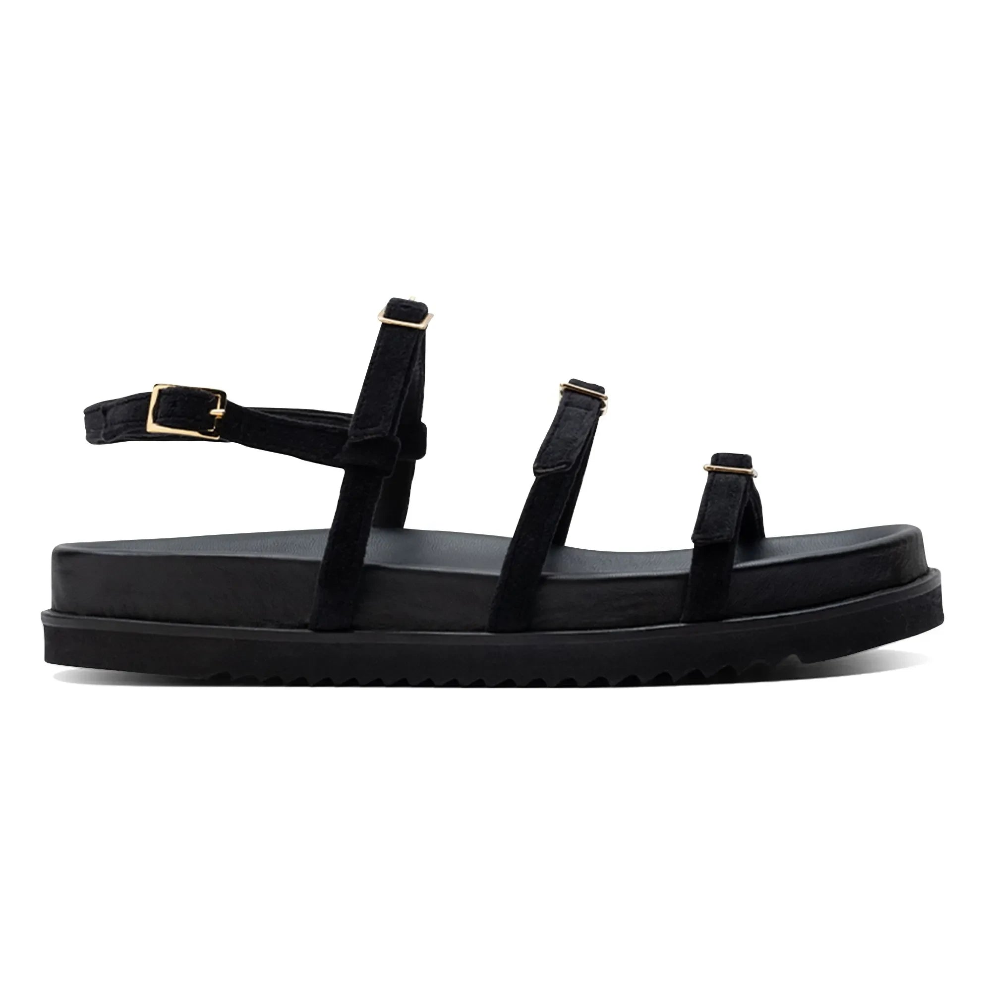 Lachoix - Ella Leder-Sandalen | Schwarz