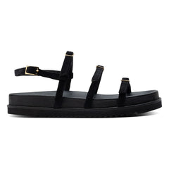 Lachoix - Ella Leder-Sandalen | Schwarz