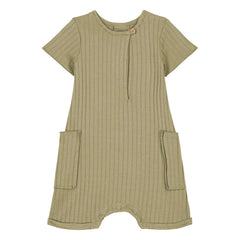 Studio Bohème - Gerippter Overall Aimé Bio-Baumwolle | Khaki