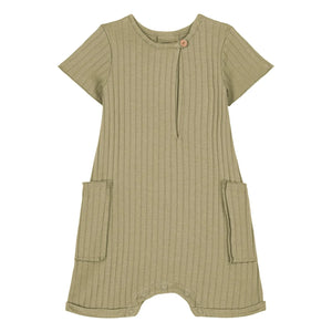 Studio Bohème - Gerippter Overall Aimé Bio-Baumwolle | Khaki