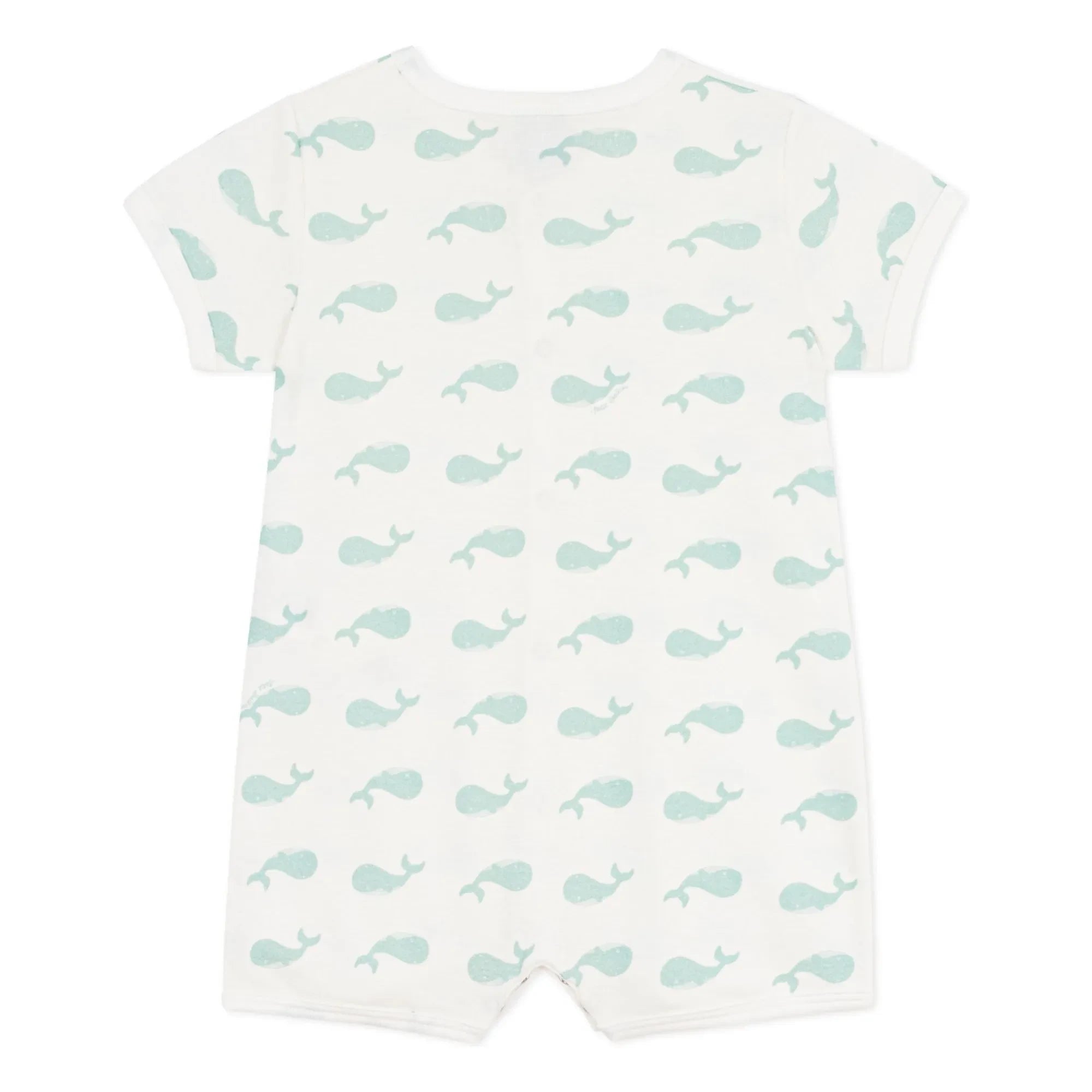 Petit Bateau - Wal Kombishort Pyjama | Weiß