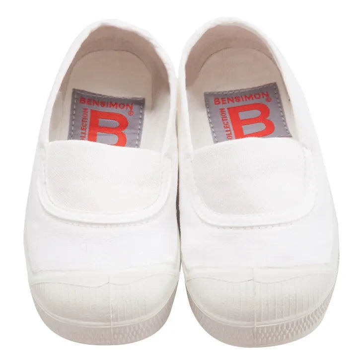 Bensimon - Elastische vegane Tennisschuhe | Weiß
