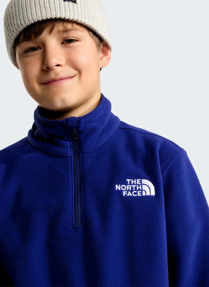 The North Face - Glacier Trucker Stil Kapuzenfleece | Königsblau