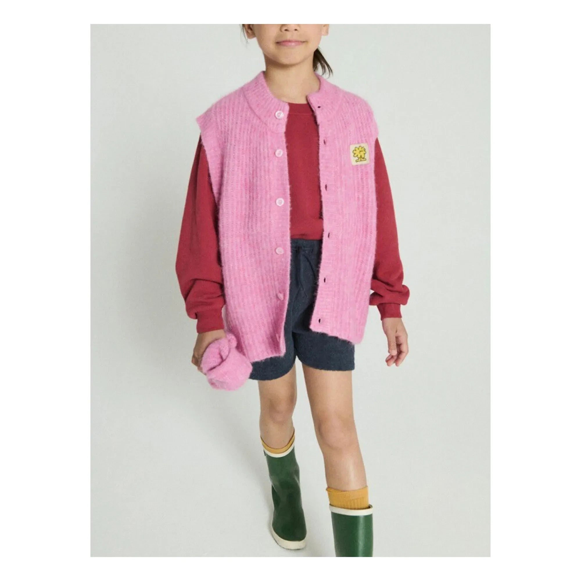 American Vintage - East Alpaka ärmellose Weste | Rosa