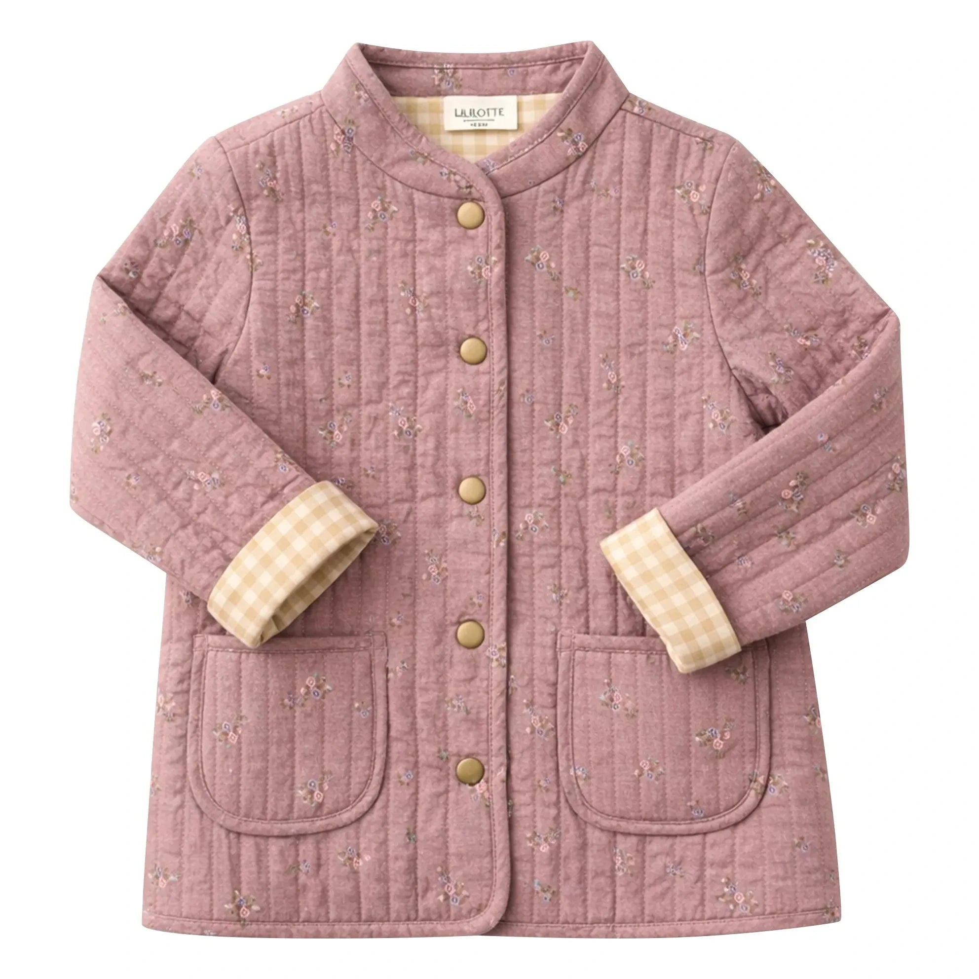Lililotte - Valentina Fleurie Bio-Baumwolljacke | Dusty Pink