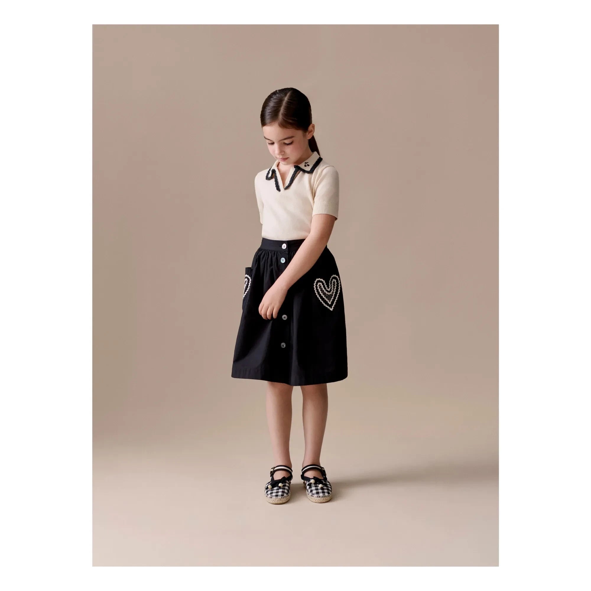 Bonpoint - Polo Lisette Wolle | Ecru