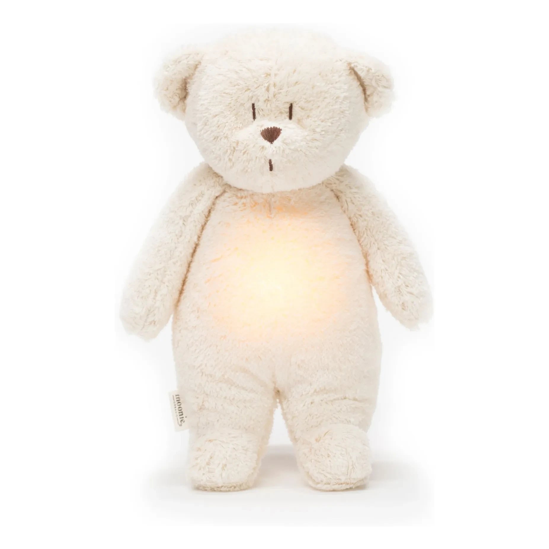 Moonie - Teddybär Nachtlicht mit Musik | Weiß