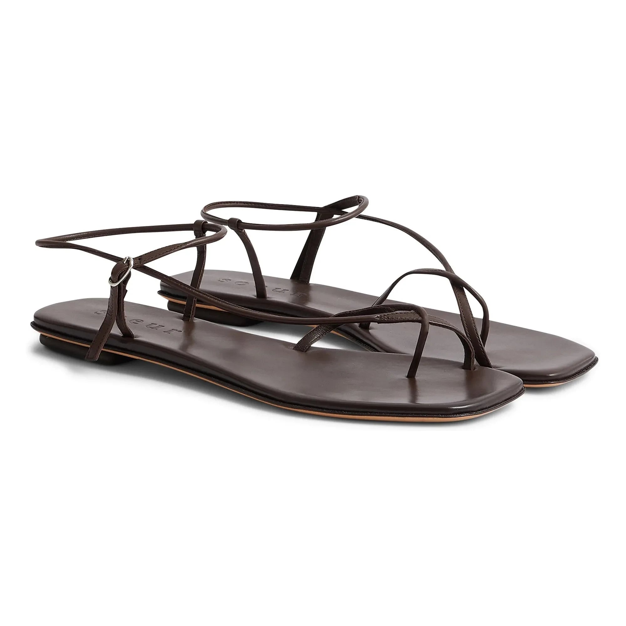 Soeur - Rosalie Lederne Sandalen | Braun