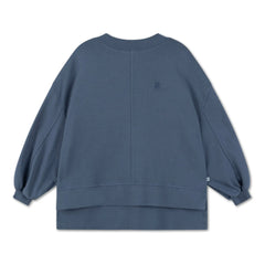 Repose AMS – Sweatshirt aus Bio-Baumwolle in Kastenform | Kohlegrau