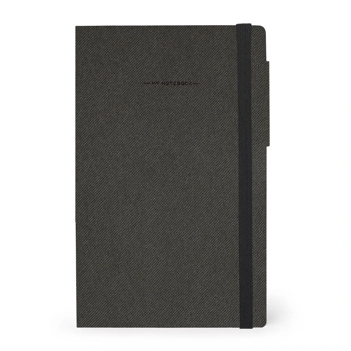 Legami - Gestreiftes Notizbuch, Monochrom Weiche Abdeckung - Tiefgrafit - Mein Notizbuch