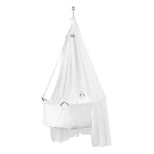 Leander - Babybett mit Gestell, 83 x 50 cm | Weiß