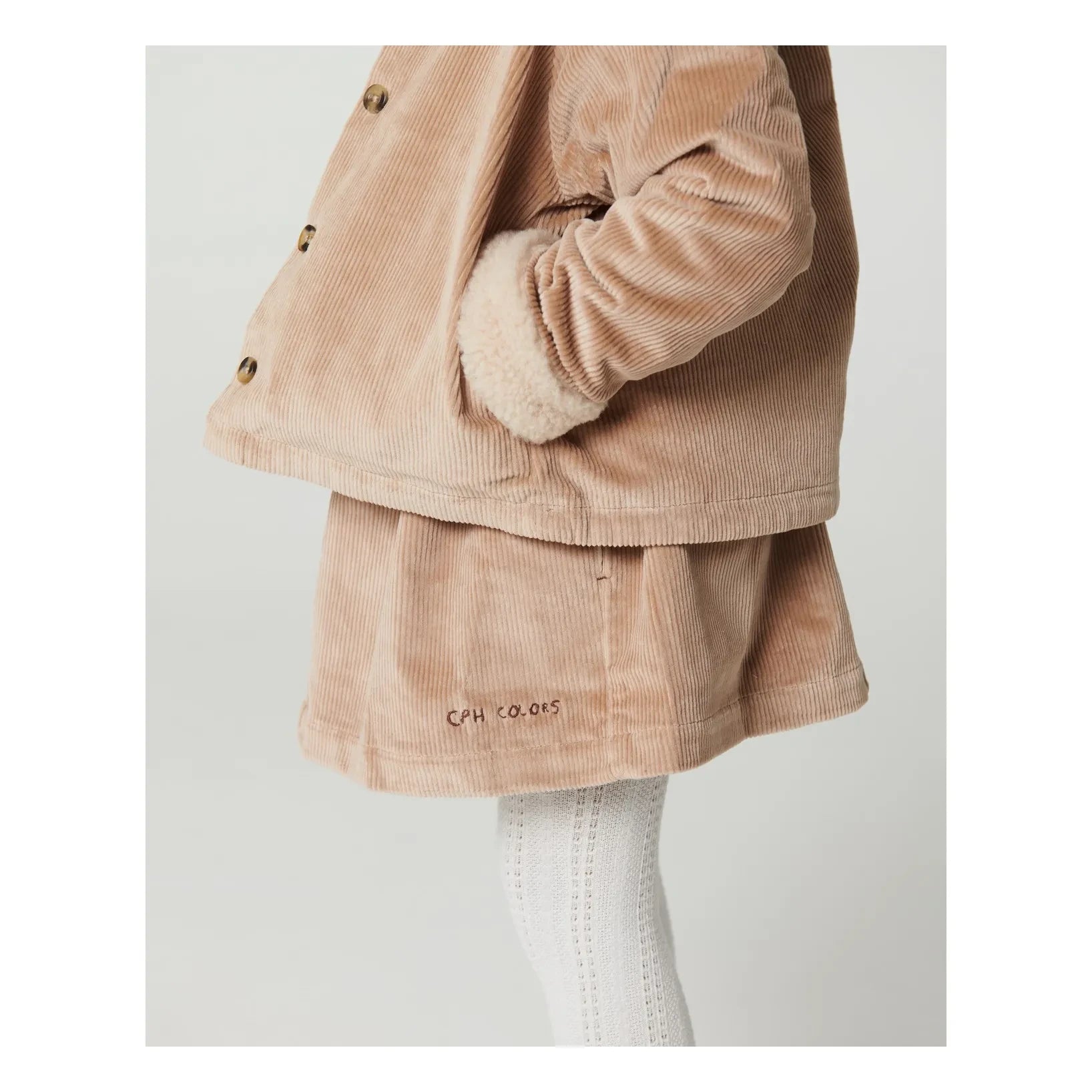 Copenhagen Colors - Bio-Baumwoll-Cordrock | Beige