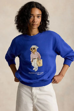 Polo Ralph Lauren kadın pamuklu sweatshirt ISLAND FLC-KNT-SWEATSHIRT