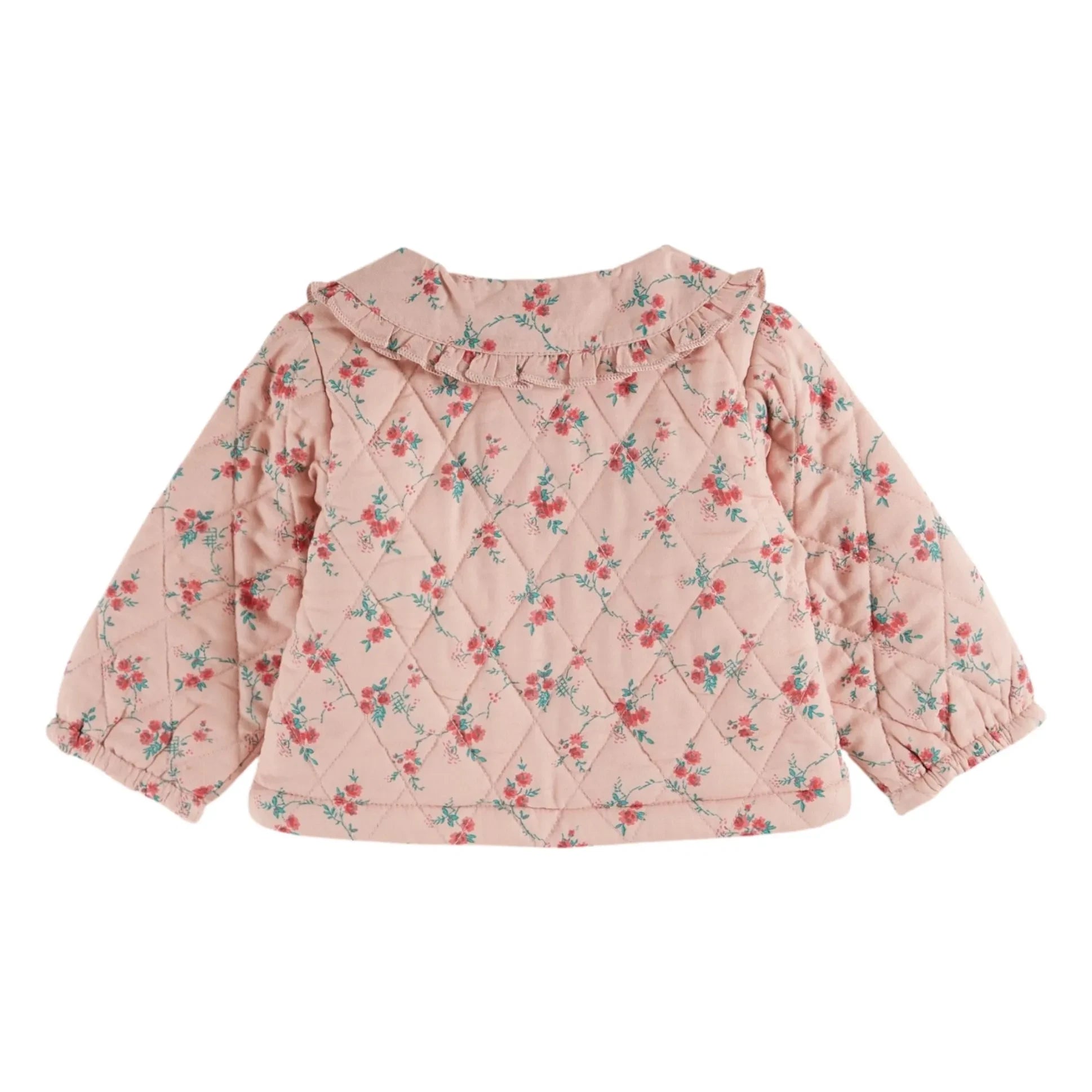 Emile et Ida - Blumenmuster Steppjacke | Rosa