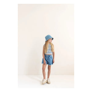 Jenest - Lilou Bio-Baumwoll-Denim-Shorts | Blau
