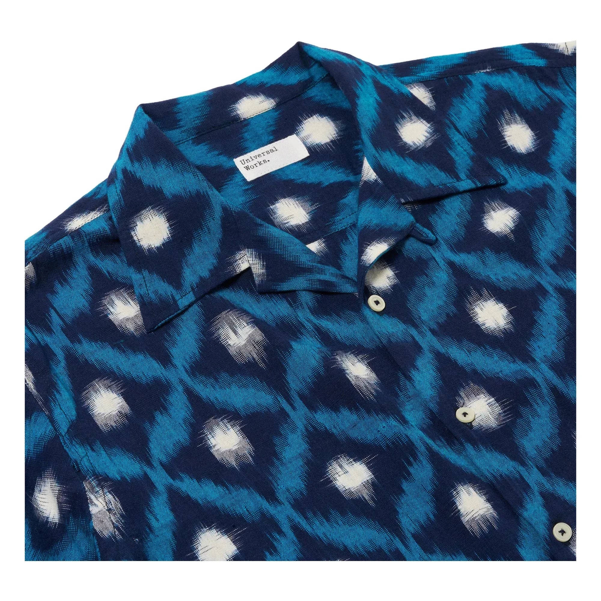 Universal Works - Chemise Deck Diamond | Dunkelblau