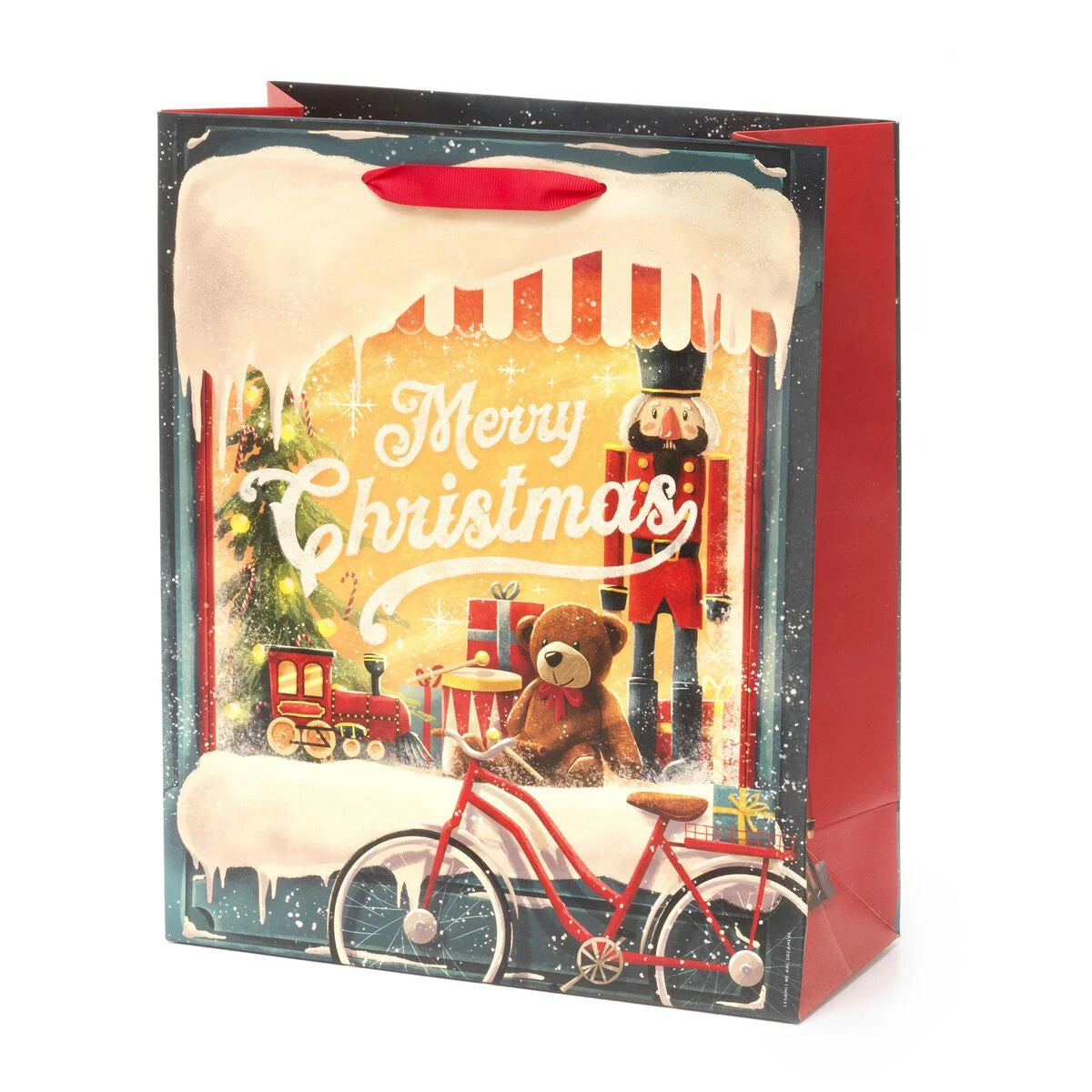 Legami - Weihnachtsfenster Weihnachtsgeschenk Tasche - Groß