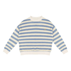 Jenest - Kay Gestreiftes Sweatshirt aus Bio-Baumwolle | Blau
