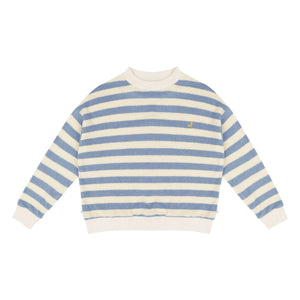 Jenest - Kay Gestreiftes Sweatshirt aus Bio-Baumwolle | Blau