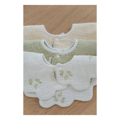 Soft Spot - Organische Baumwoll-Lätzchen mit Blumenmuster - 3er Set | Garten