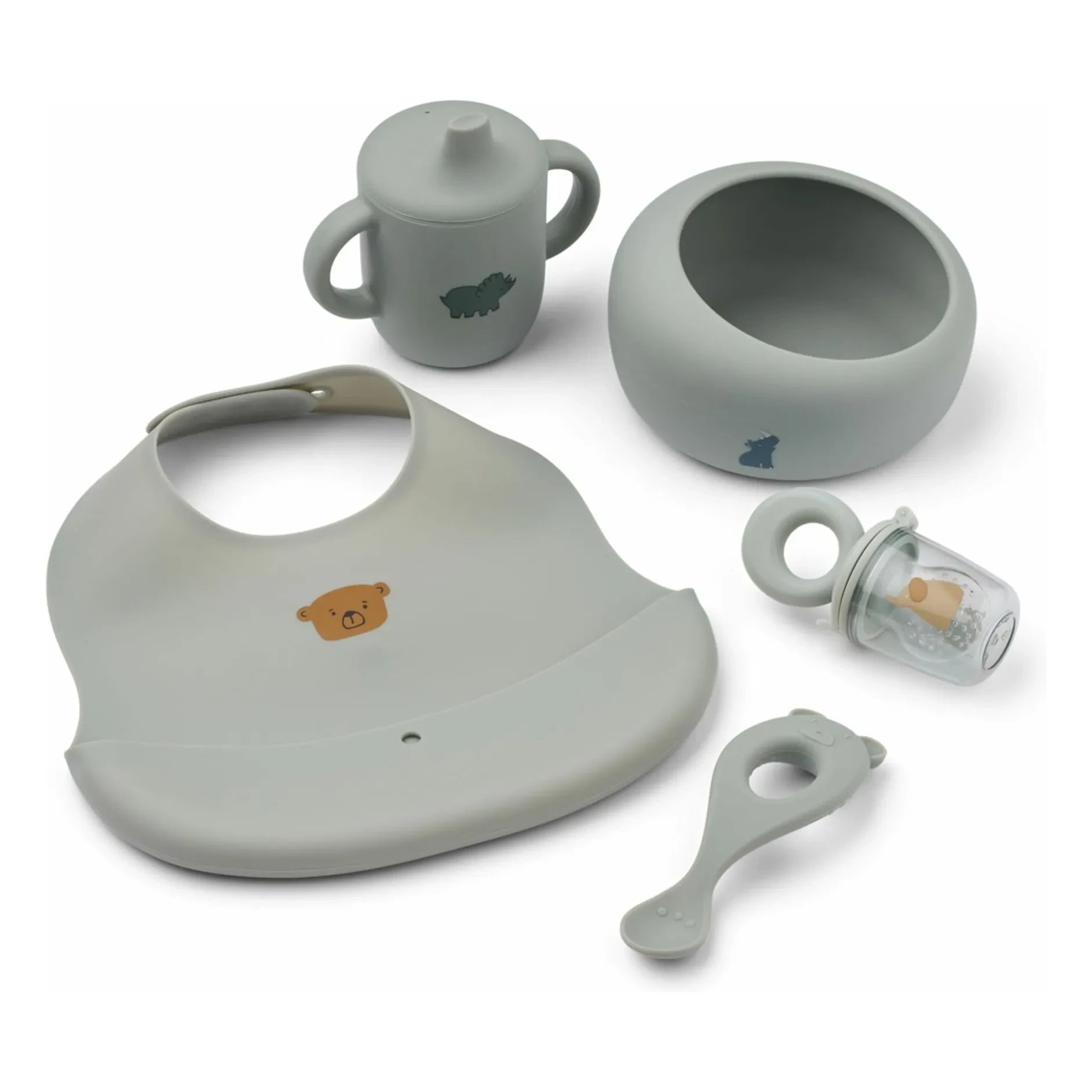Liewood - Essgeschirr-Set Mileah | Taubenblau