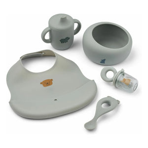 Liewood - Essgeschirr-Set Mileah | Taubenblau