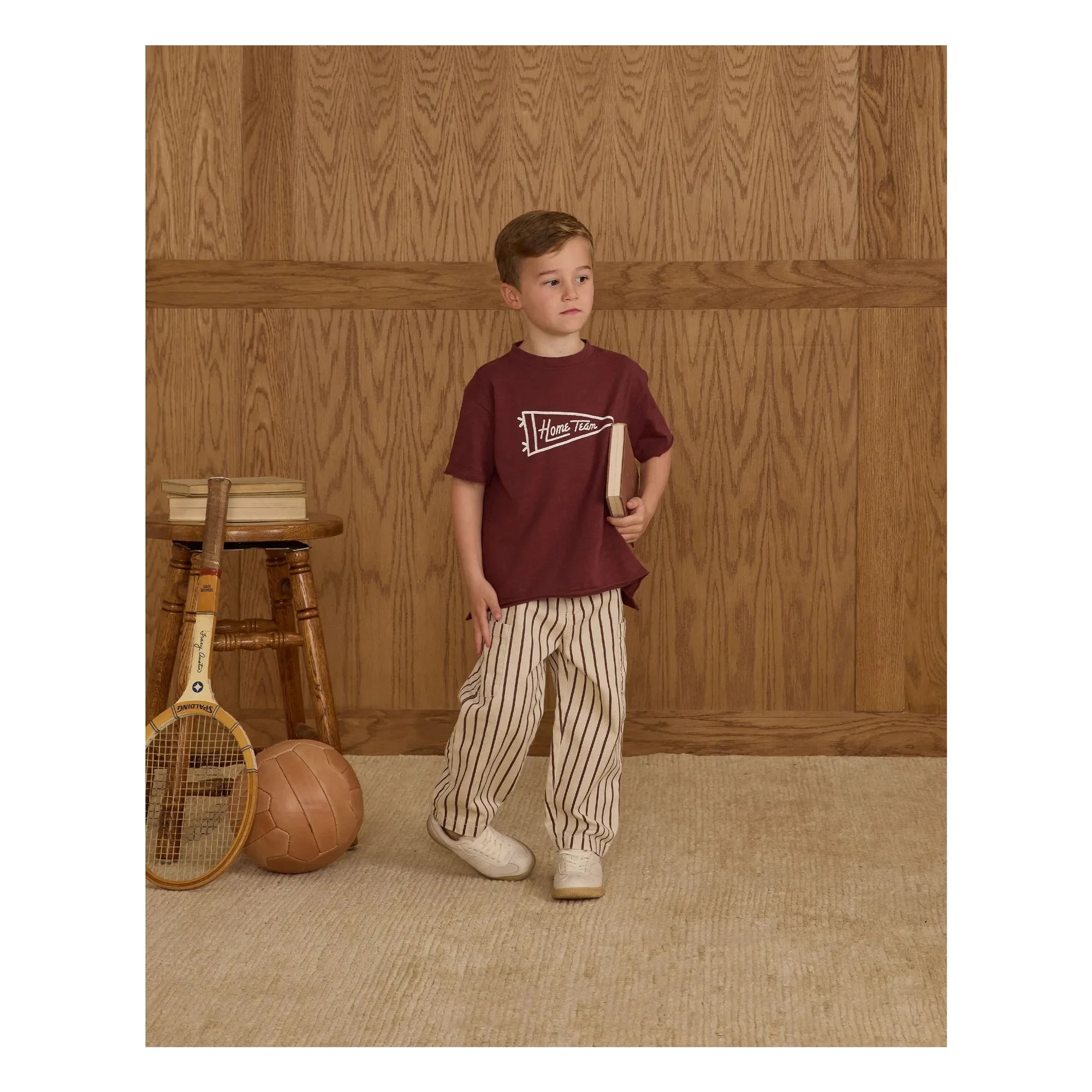 Rylee + Cru - Home Team T-Shirt | Burgund