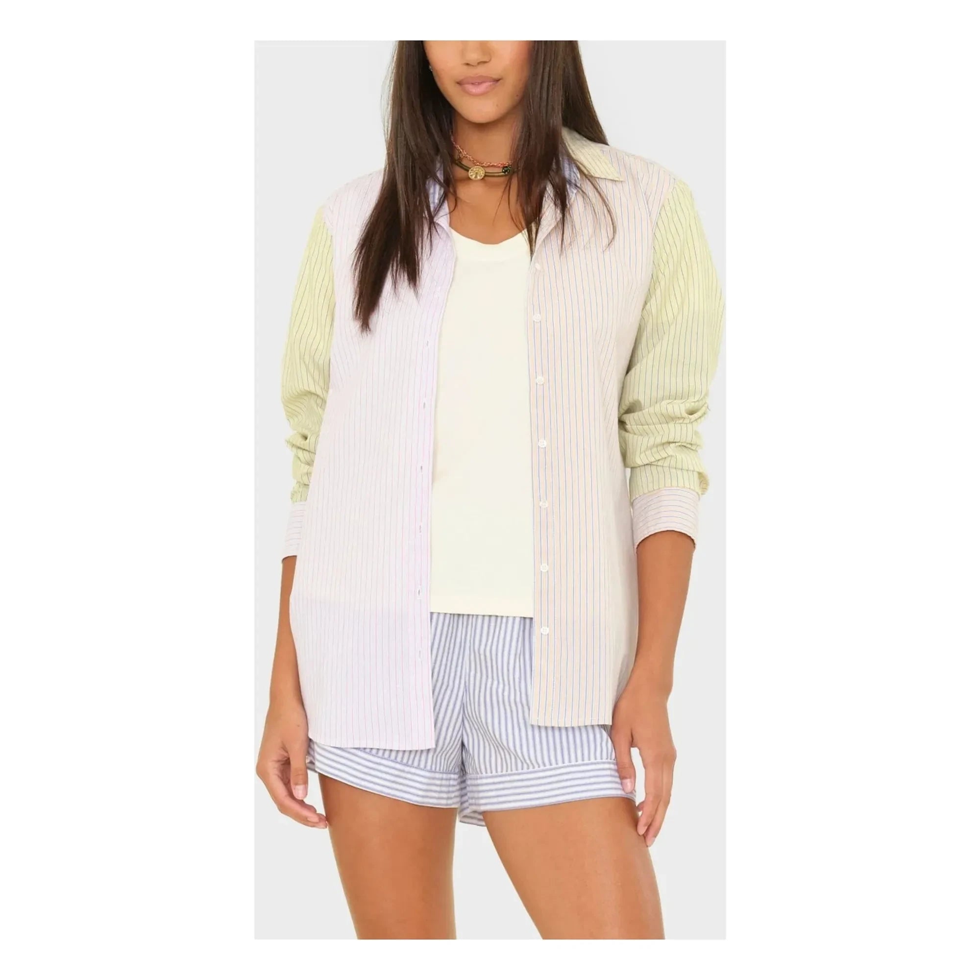 Xirena - Beau Gestreiftes Hemd | Blau