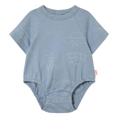 Tinycottons - Tiny Coton Bio Body | Grau blau