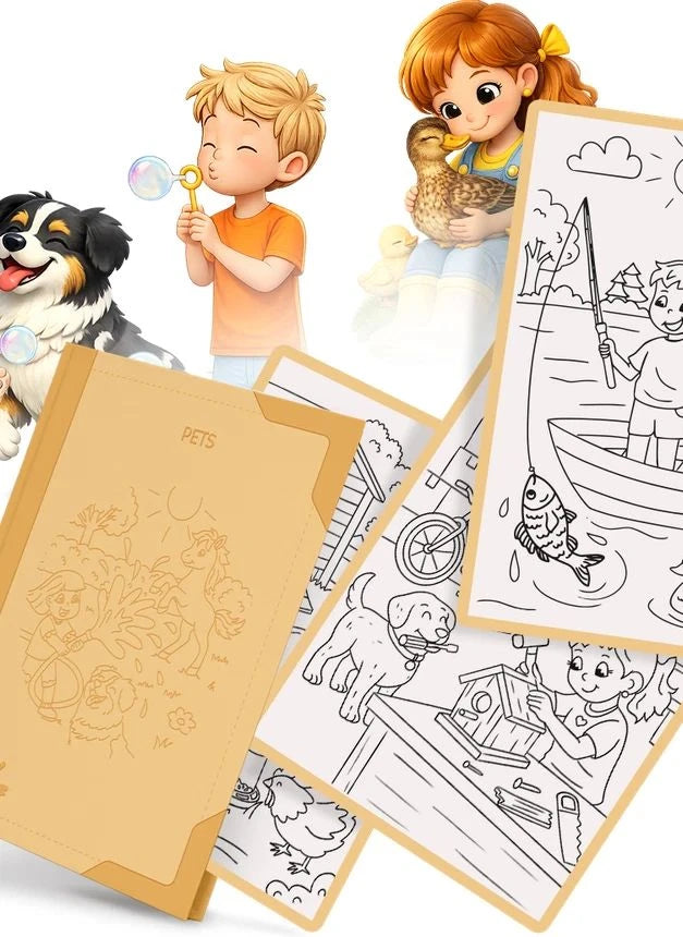 Kidywolf - Kiydraw Pad 6+ Hayvanlar için Yedek Kartuşlar