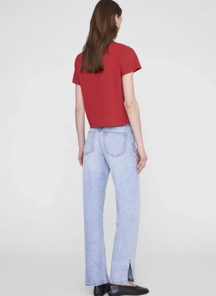 Anine Bing - Shelley Baumwoll-T-Shirt | Rot