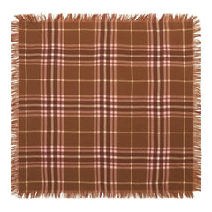 Bompard - Kleiner karierter Tartan-Kaschmirschal | Kaffee