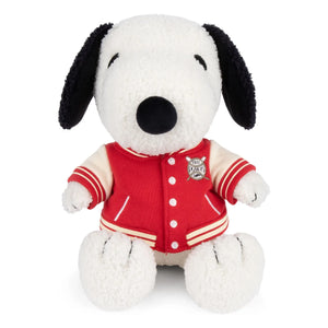 Bon Ton Toys - SNOOPY - Snoopy Plüschfigur im College-Bomberjacke