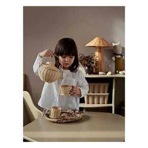Ferm Living Kids - Rattan Teeservice | Natur