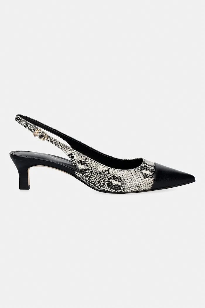 MICHAEL Michael Kors Amara Toe Cap Sling Pump deri ayakkabı