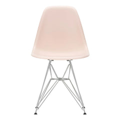 Vitra - DSR Kunststoffstuhl - Chromgestell - Charles & Ray Eames | Hellrosa