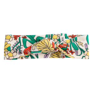 Bobo Choses - Haarband aus Bio-Baumwolle mit Blumenmuster | Weiß