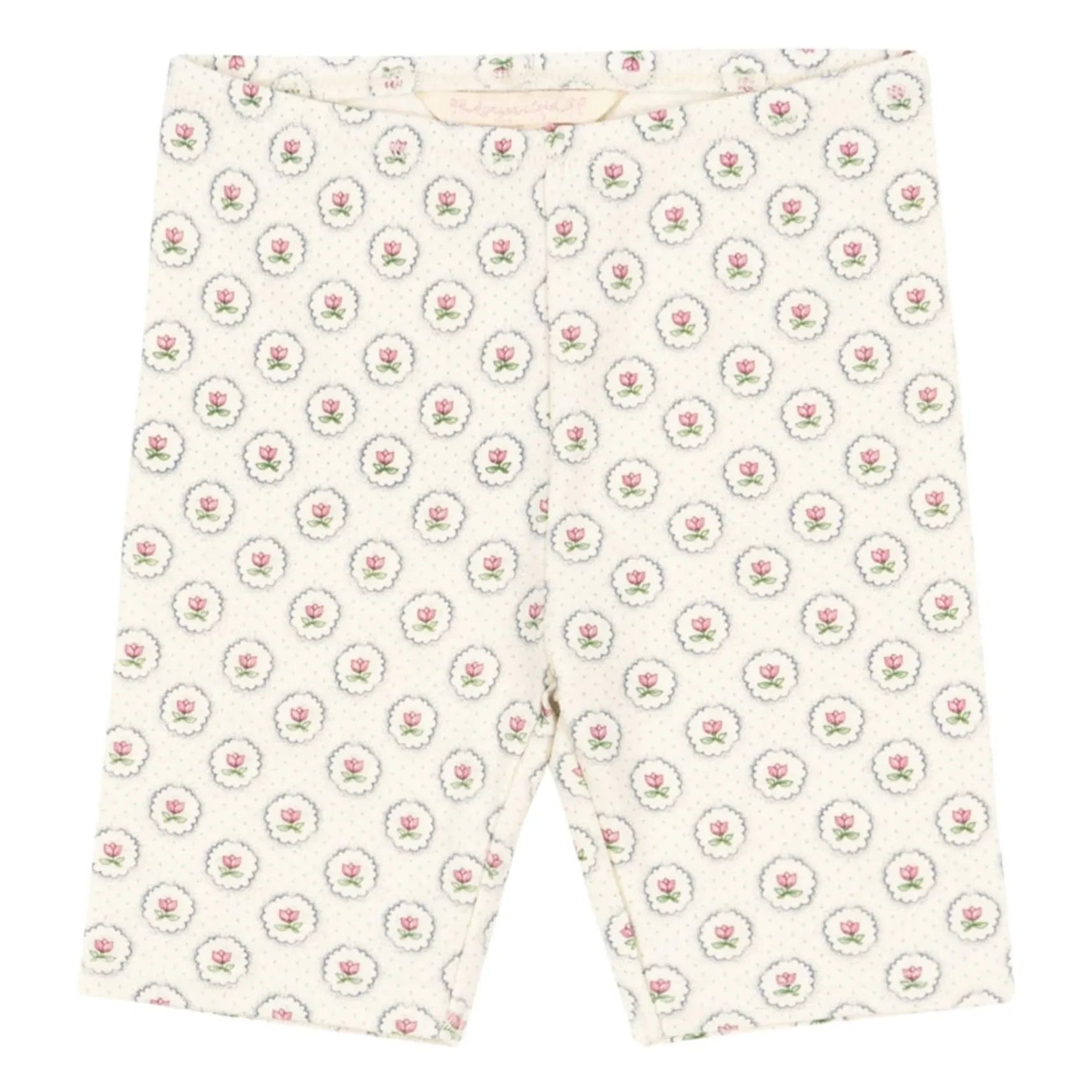 Konges Sløjd - Organische Baumwolle Geometrische Radlerhose | Ecru