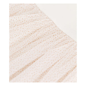 Petit Bateau - Weites Kleid aus Bio-Baumwolle | Creme
