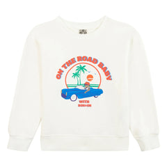 Bonton - Sweat Smile On The Road Molleton | Ecru