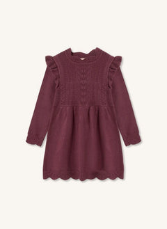 Fliink - Alilly Strickkleid | Bordeaux