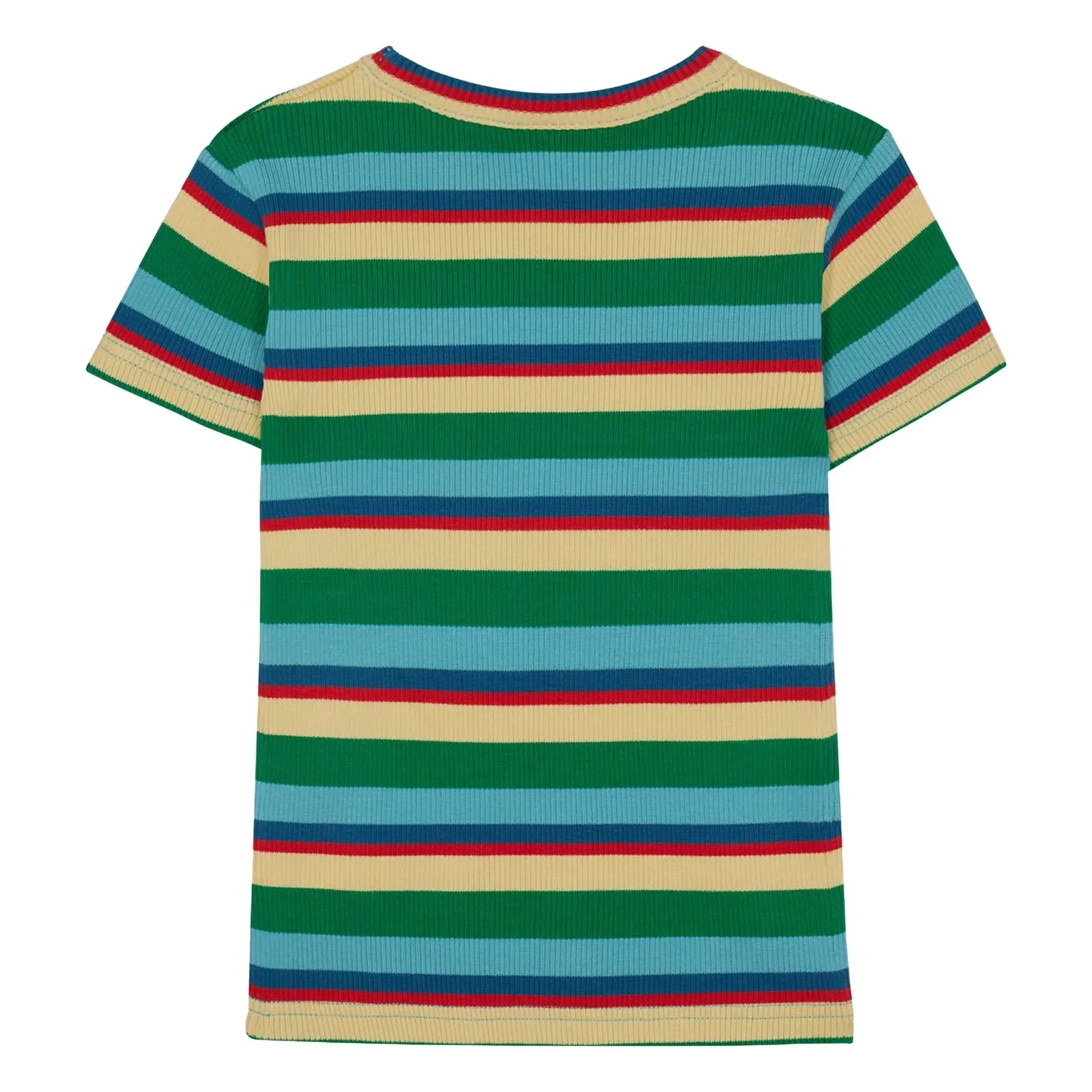 The Campamento - Gestreiftes Ripp-T-Shirt | Blau