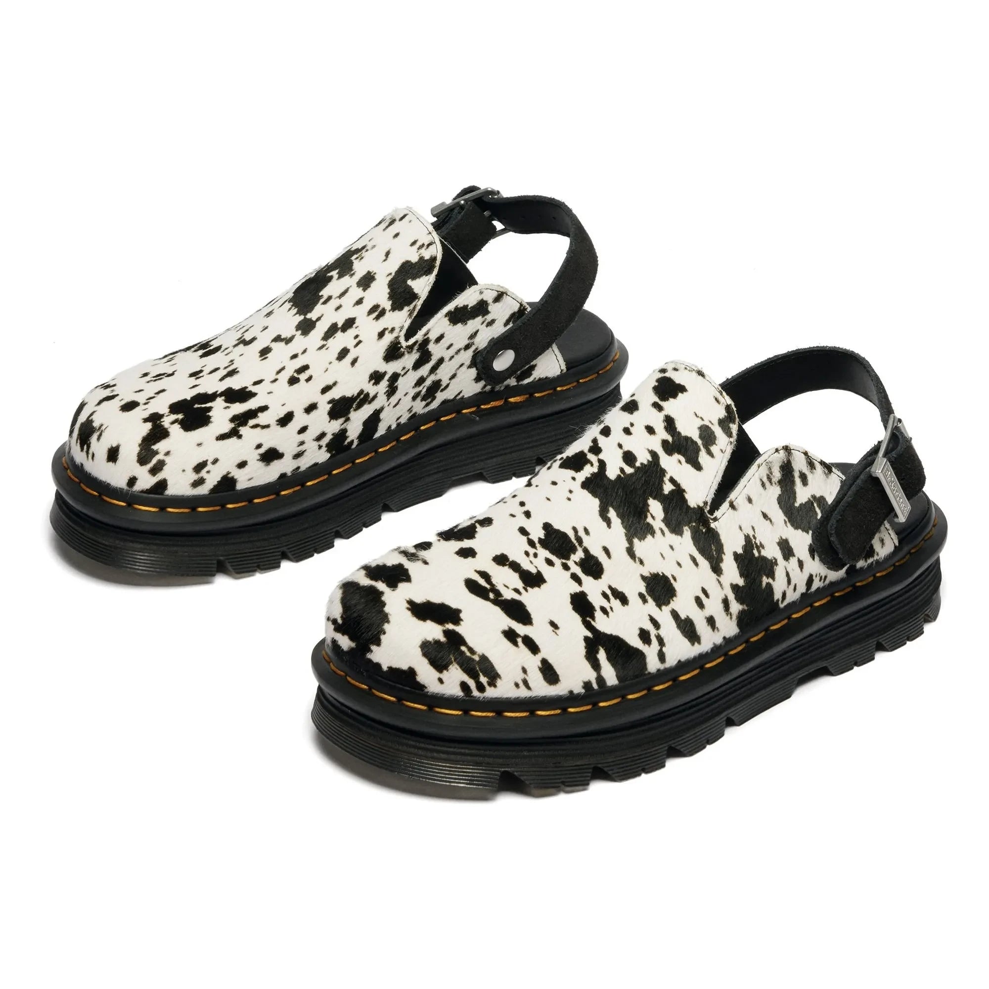 Dr Martens - Zebzag Dalmatian Pantoletten | Weiß