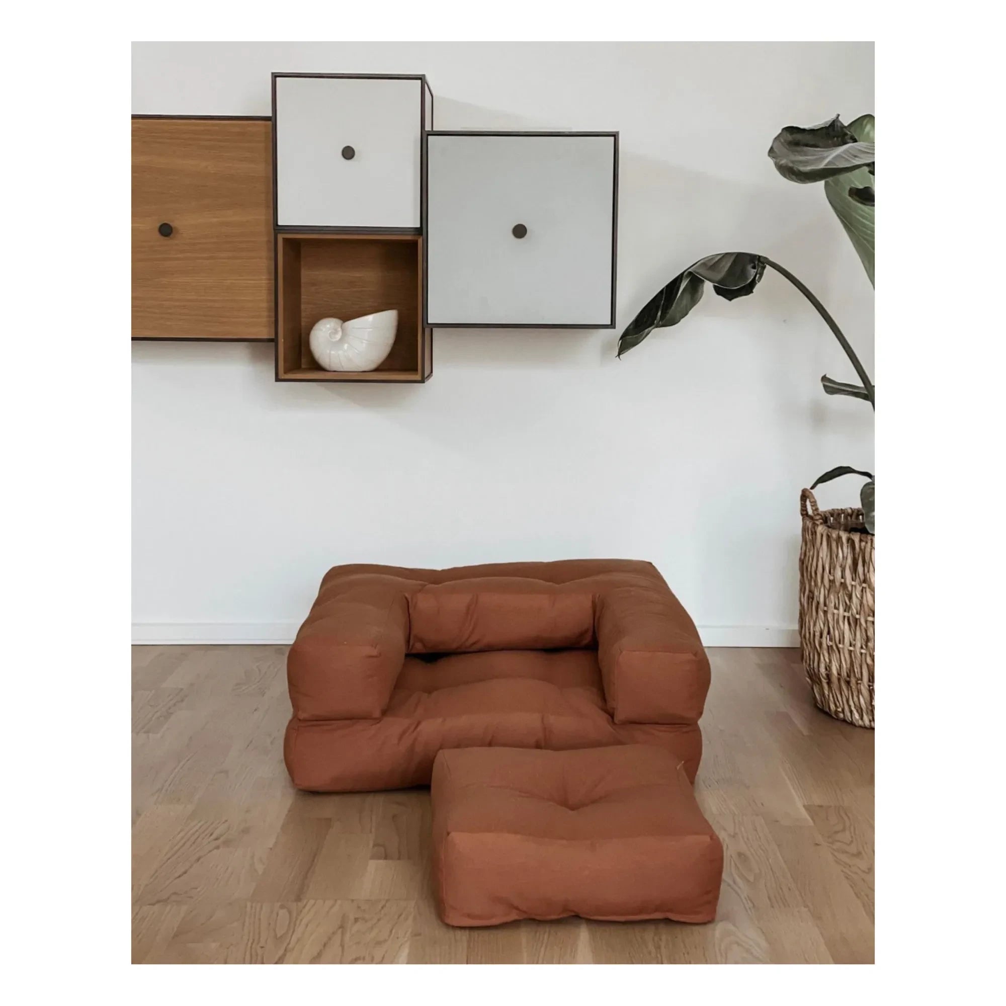 Karup Design - Kinder Würfel Sitzsack | Braun