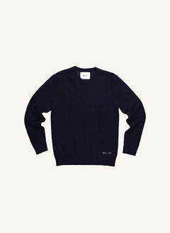 NN.07 - Nigel 6585 Recycling-Wollpullover | Dunkelblau