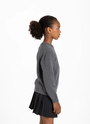 Smallable Kid - Cagnaby Organische Baumwolle Pullover | Grau Melange