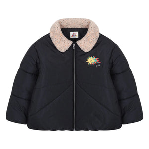 Jelly Mallow - Steppjacke mit Sternen | Schwarz