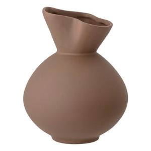 Bloomingville - Nicita Steingutvase | Haselnuss